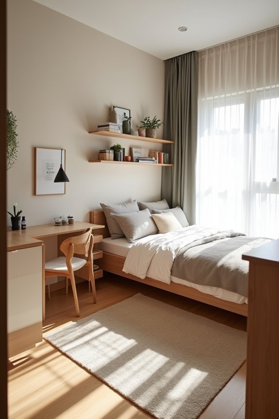 rearrange to maximize floor space
