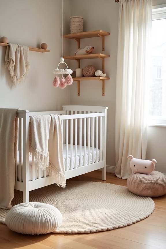 safe soothing nursery setup for nightly care